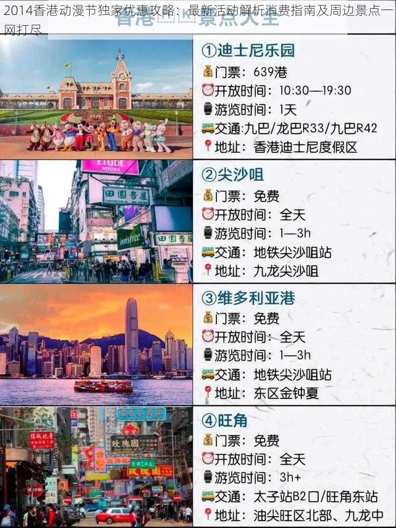 2014香港动漫节独家优惠攻略：最新活动解析消费指南及周边景点一网打尽